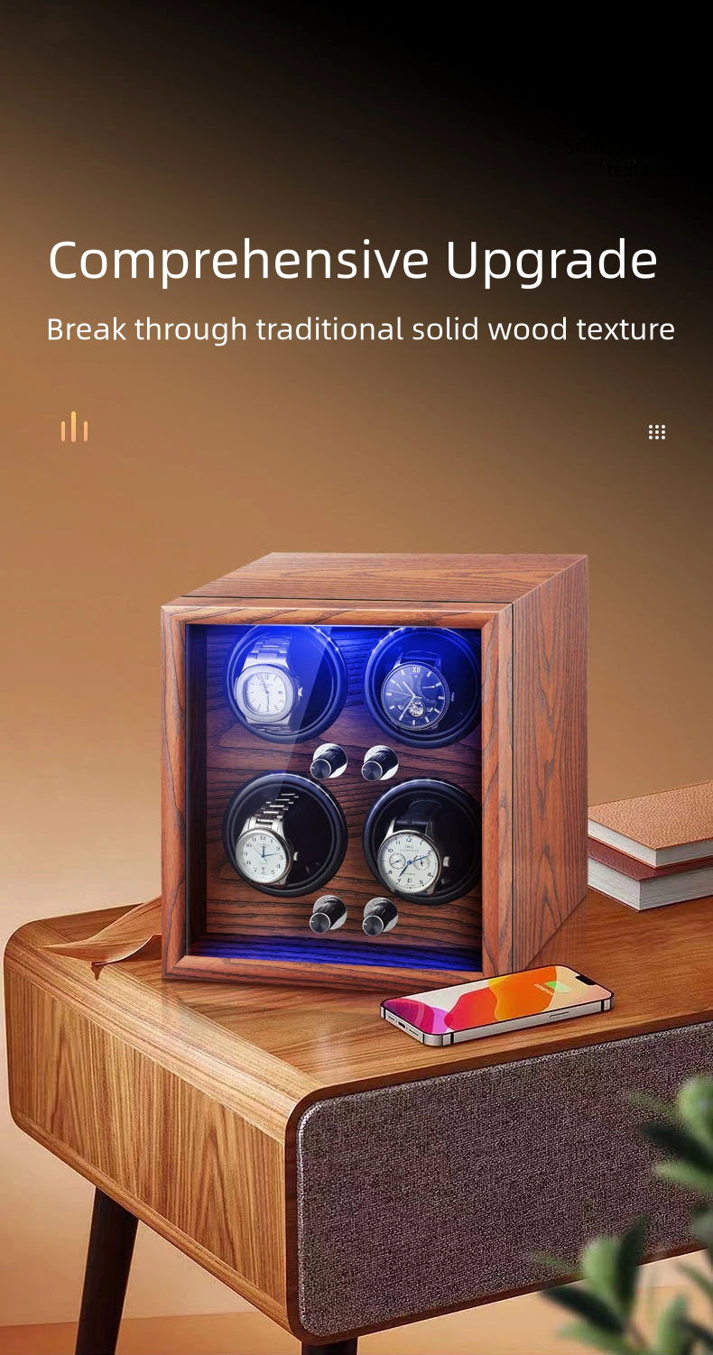 BlueTide watch winder box Watch care with led light