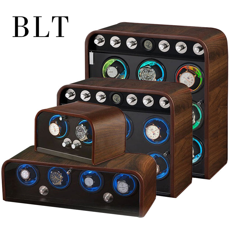 Bluetdie Watch winder box with color led light /5 moden