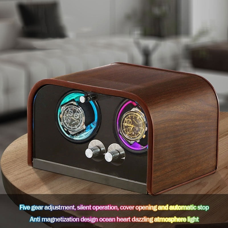 Bluetdie Watch winder box with color led light /5 moden