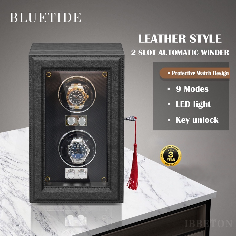 New sale BLT30 wood watch winder box with key and 9 speed