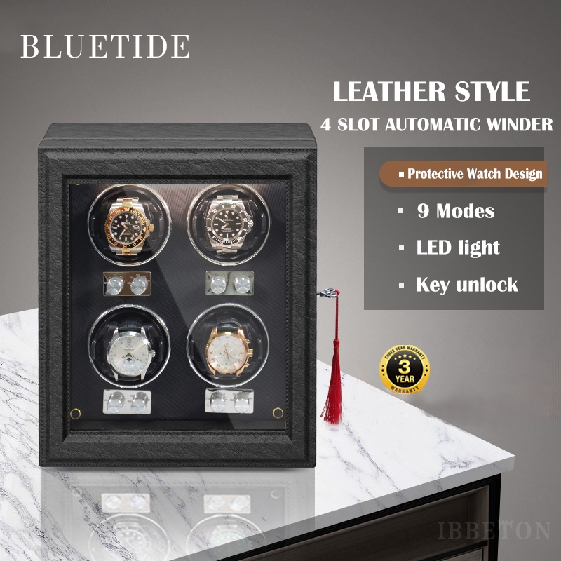 New sale BLT30 wood watch winder box with key and 9 speed