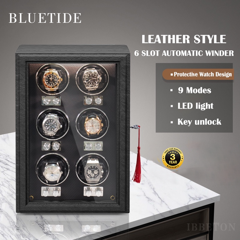 New sale BLT30 wood watch winder box with key and 9 speed