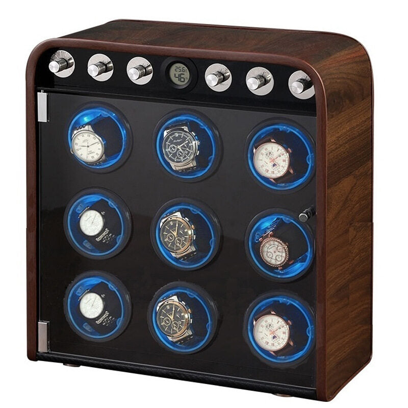 Bluetdie Watch winder box with color led light /5 moden